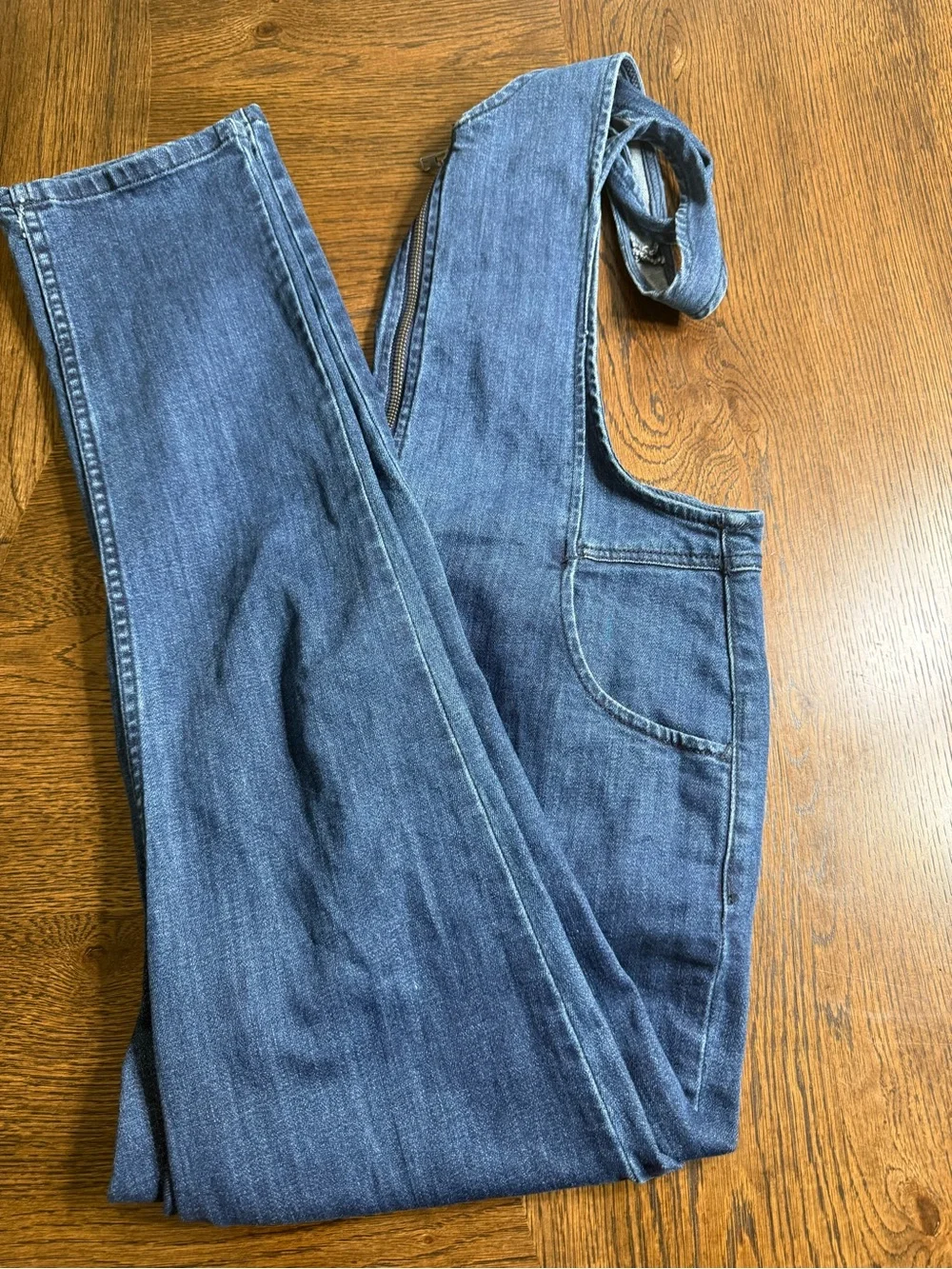 Free People Dark Blue Women’s Denim Overalls size 10